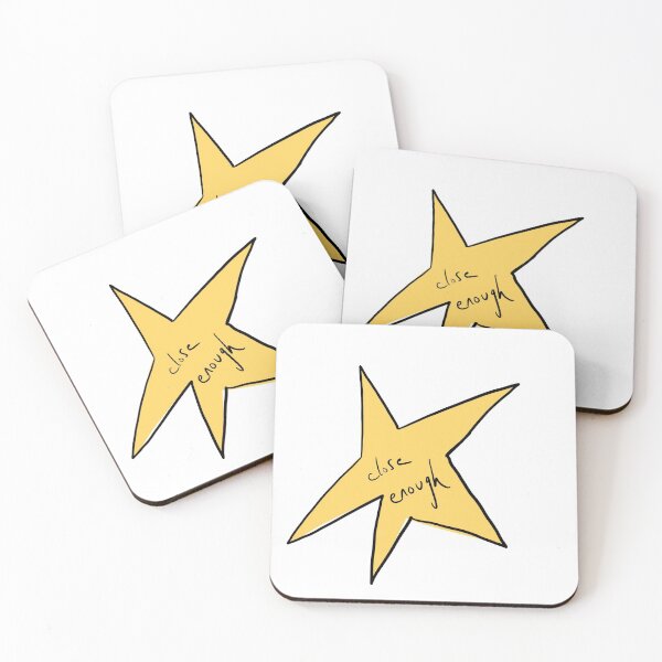 Item preview, Close Enough Gold Star designed and sold by Valerie Currie.