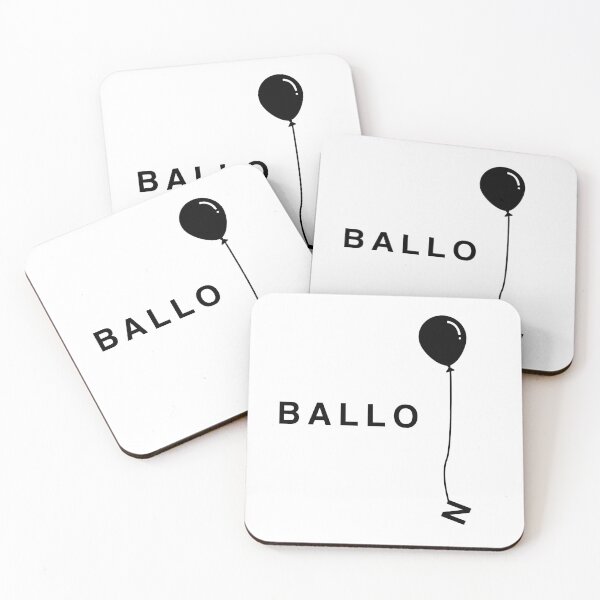 Item preview, Minimal Balloon Word Typography design / illustration art designed and sold by Kvyom.