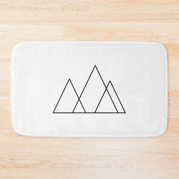 Item preview, Mountain Triangle Minimalist Simple Design designed and sold by RoJor.