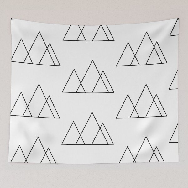 Item preview, Mountain Triangle Minimalist Simple Design designed and sold by RoJor.