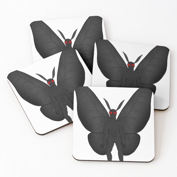 Item preview, Mothman Cryptid Sticker Design designed and sold by Sootgremlinss.