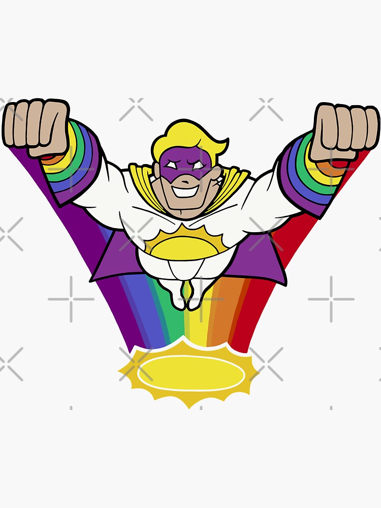 Captain Sunshine Saves the Day | Sticker