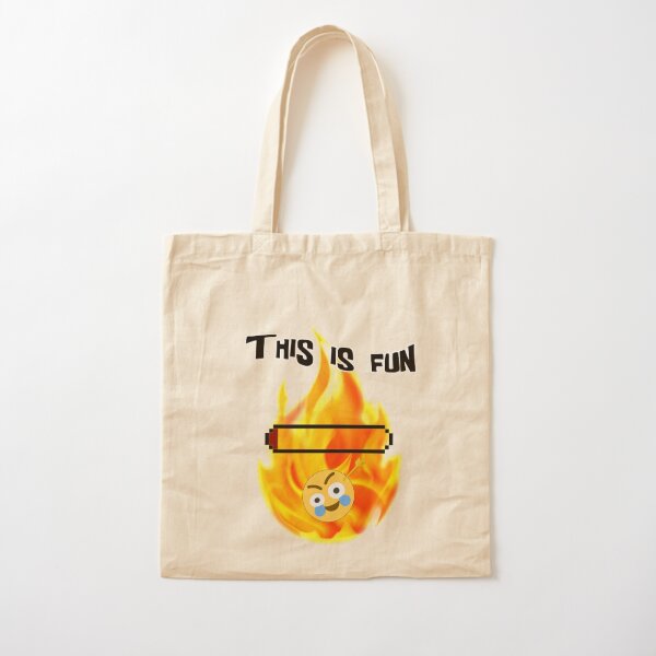 THIS IS FUN Cotton Tote Bag