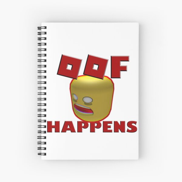 Lets Play Roblox Spiral Notebooks Redbubble - roblox obby games fast food mcdonald's