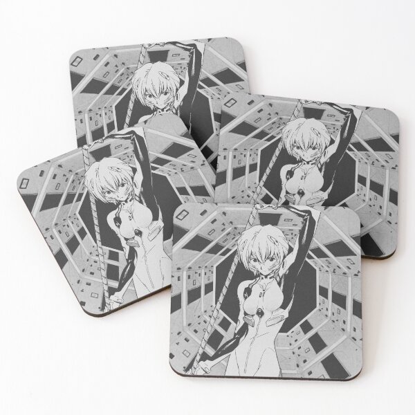 Rei Evangelion Coasters (Set of 4)