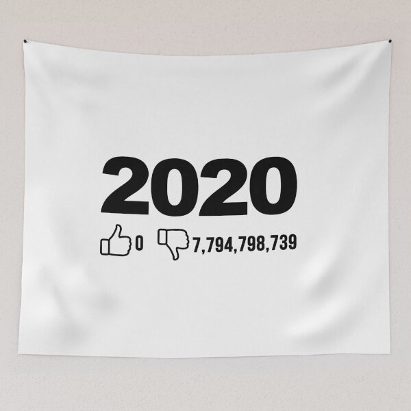 Item preview, Review 2020, Worldwide thumbs down - 0 likes, 7,794,798,739 dislikes designed and sold by MoClan-Graphics.