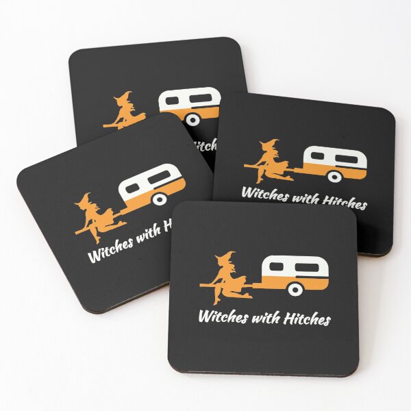 Item preview, Witches With Hitches Halloween Trailer Camper Camping for Women designed and sold by EstelleStar.