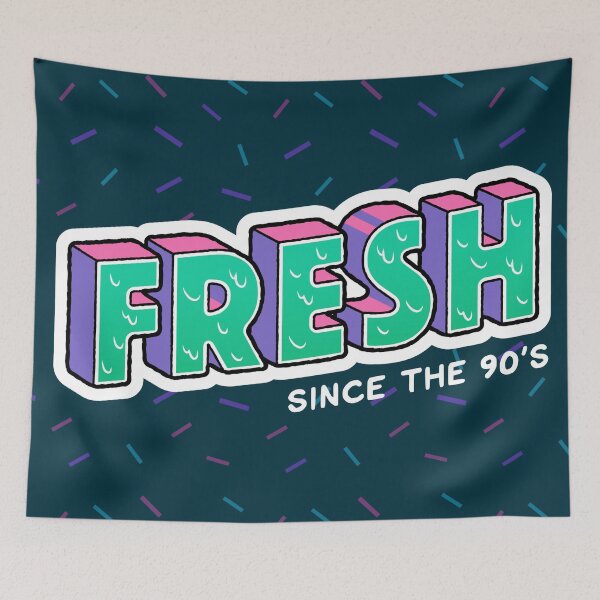 Item preview, Fresh Since the '90s retro nostalgia designed and sold by Unboltingcat.