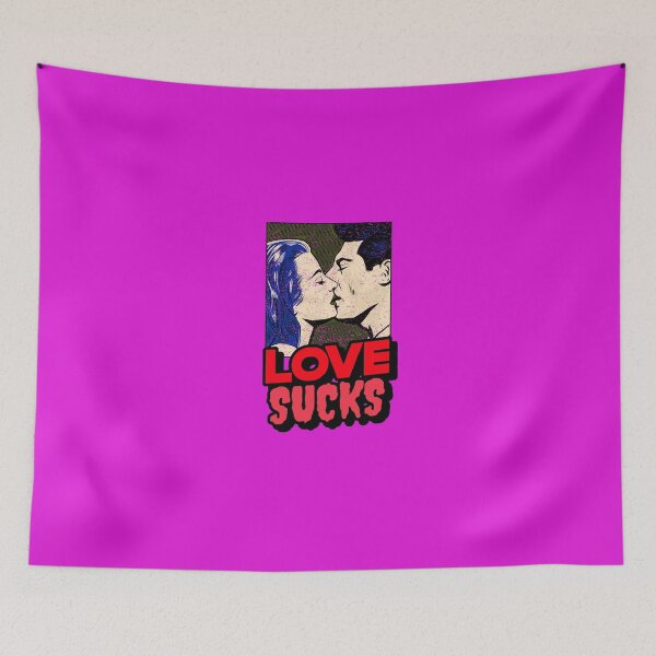 Item preview, Vintage Comic "Love Sucks" Man and Woman Kissing designed and sold by tepalistings.