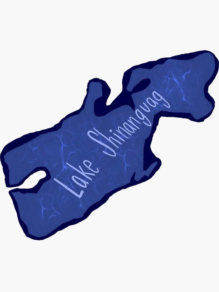 "Lake Shinanguag, Goodrich Mi" Sticker for Sale by Christinaperk