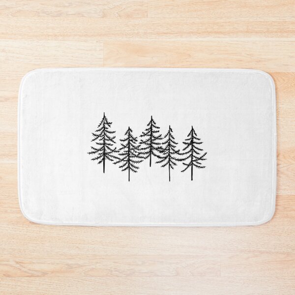 Item preview, Pine Tree Simple Minimalist Design designed and sold by RoJor.