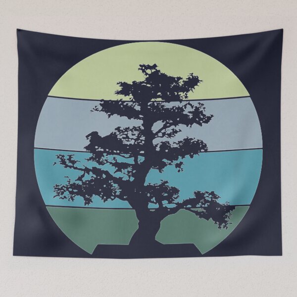 Item preview, Pacific ocean beach bonsai tree vintage gift designed and sold by linhkaphung.