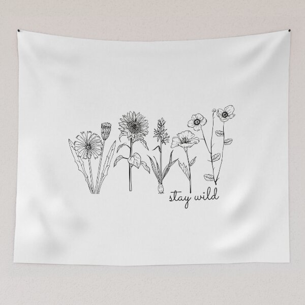 Item preview, Stay Wild, Wild Flowers designed and sold by CardensGardens.