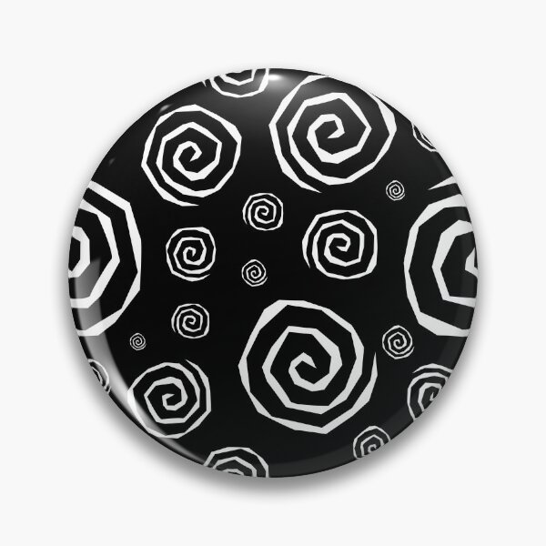 Item preview, Squiggly Spiral Pattern - Black & White - Ragged Swirl designed and sold by Reeks808.