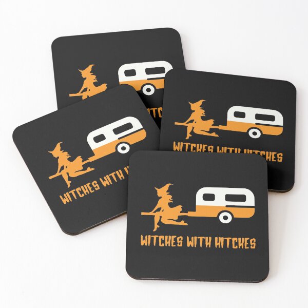 Item preview, Witches With Hitches Halloween Trailer Camper Camping for Women designed and sold by EstelleStar.