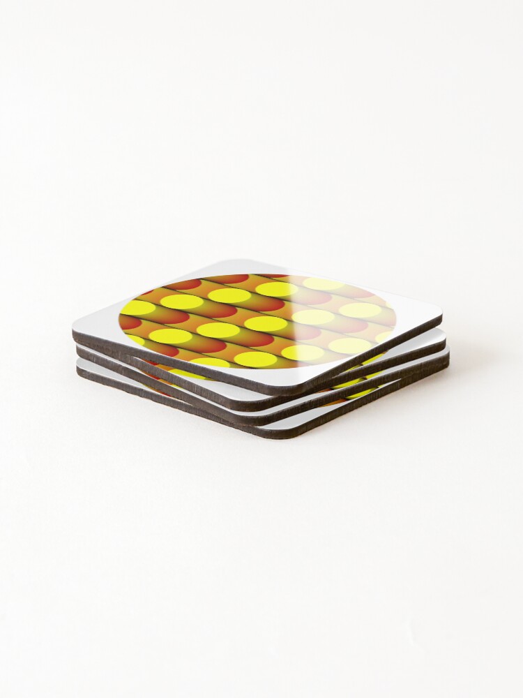 Thumbnail 4 of 5, Coasters (Set of 4), Color Pattern | Colorful Pattern | Cool Color Patterns | Patterns Colorful | Colorful Pattern Design designed and sold by no1phoneman.