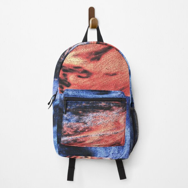 Item preview, Heaven Above Hell - Blue, Red Abstract Paint Sand Art designed and sold by goodygoodstuff.