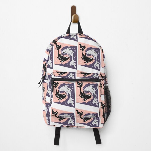 Item preview, Yin Yang dolphins - pink and blue designed and sold by Clumsy Prints.