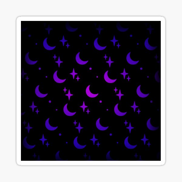 Moon Pattern Sticker