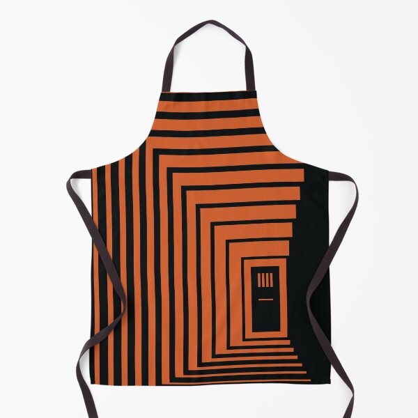 Item preview, Concentric Corridor and Door – Orange designed and sold by RoguePatterns.
