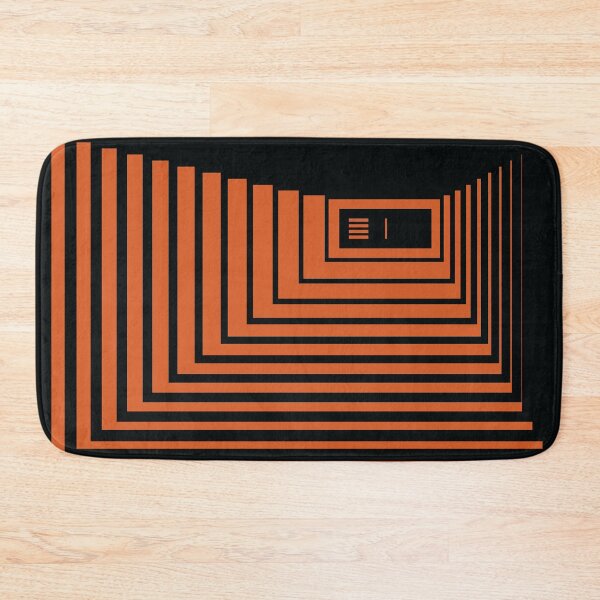 Item preview, Concentric Corridor and Door – Orange designed and sold by RoguePatterns.