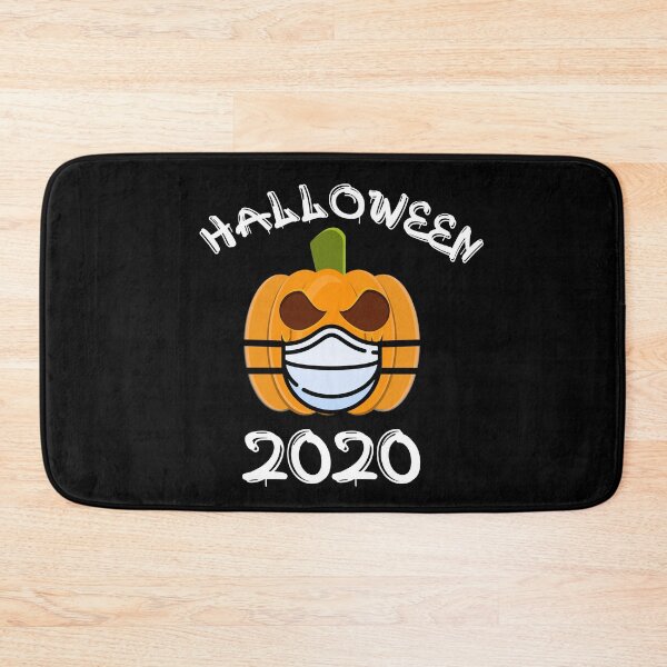 Item preview, Pumpkin Wearing Mask Halloween 2020 designed and sold by PlusAdore.