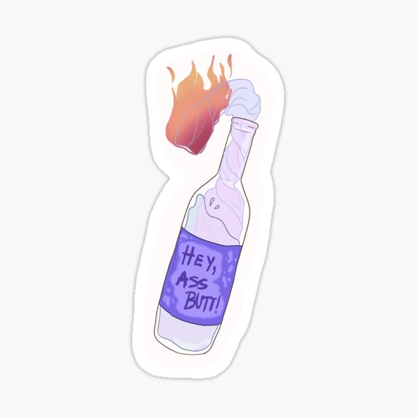 Supernatural Sticker - Hey Assbutt (Fancy) — skelleycat