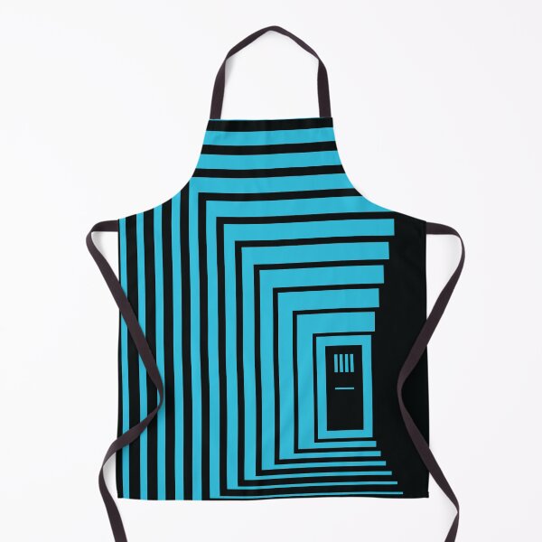 Item preview, Concentric Corridor and Door – Blue designed and sold by RoguePatterns.