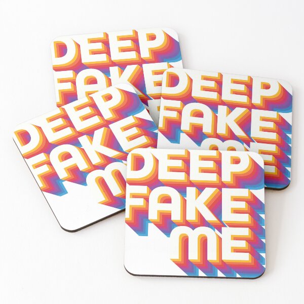 Deep Fake Me Coasters (Set of 4)