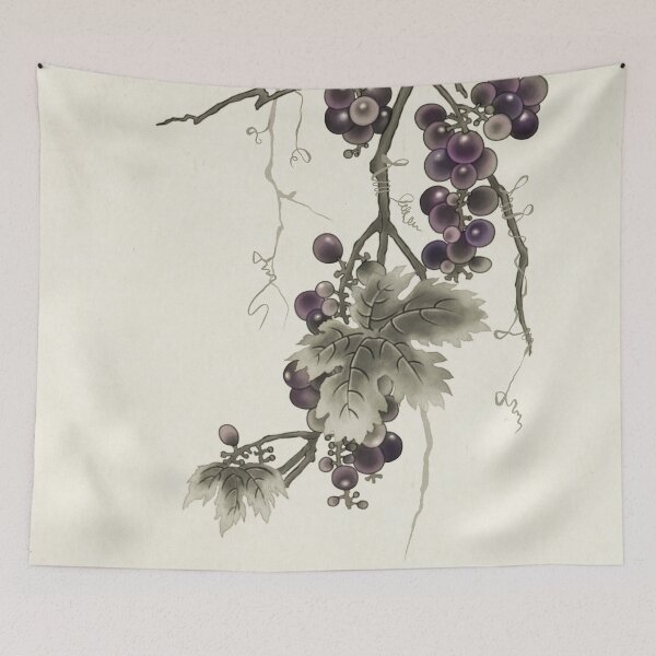 Item preview, Minhwa : Grapevine Type B (Korean traditional/folk art) designed and sold by minsillust.