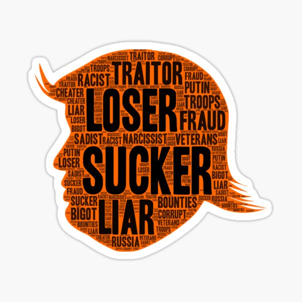 Item preview, TRUMP VETERANS ARE NOT LOSERS OR SUCKERS (ANTI-TRUMP) designed and sold by H Phillips.