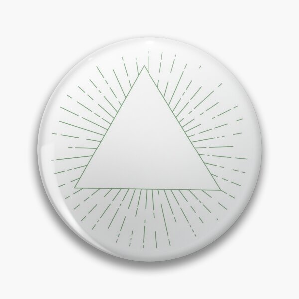 Item preview, Golden Green Triangle Simple Minimalist Design designed and sold by RoJor.