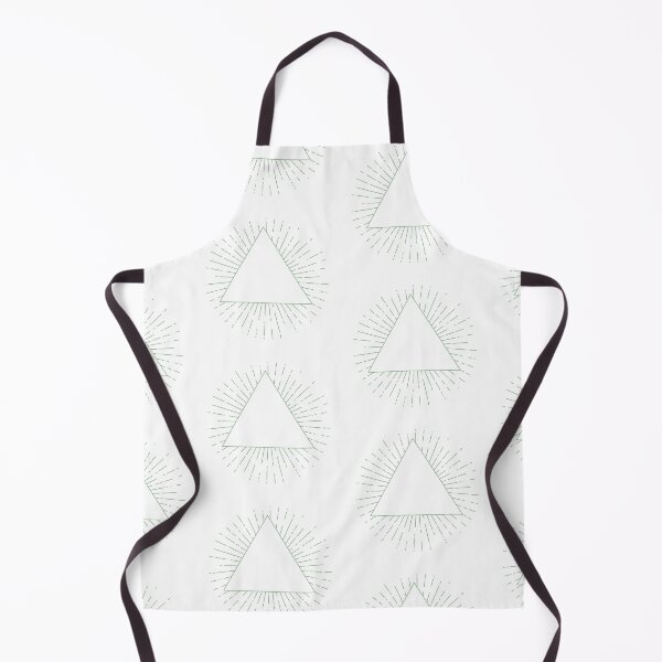 Item preview, Golden Green Triangle Simple Minimalist Design designed and sold by RoJor.
