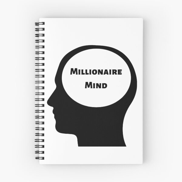 Item preview, Millionaire mind black and white think big designed and sold by Adri Graterol.