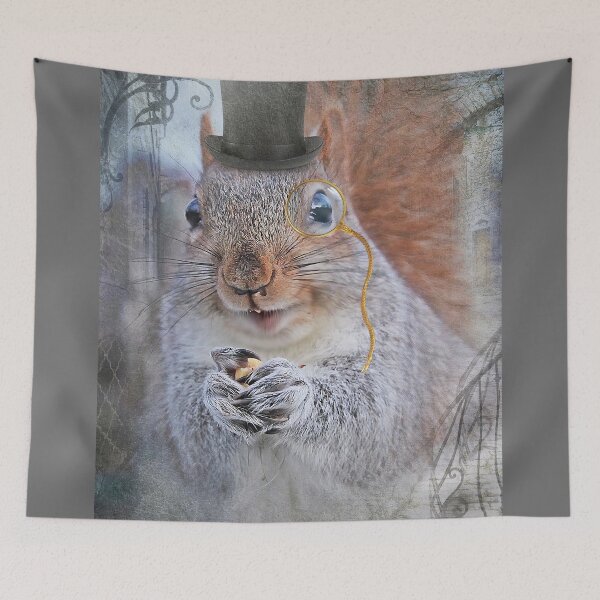 Item preview, Mr. Earl the Dapper Squirrel designed and sold by Autumn Seas Photography.