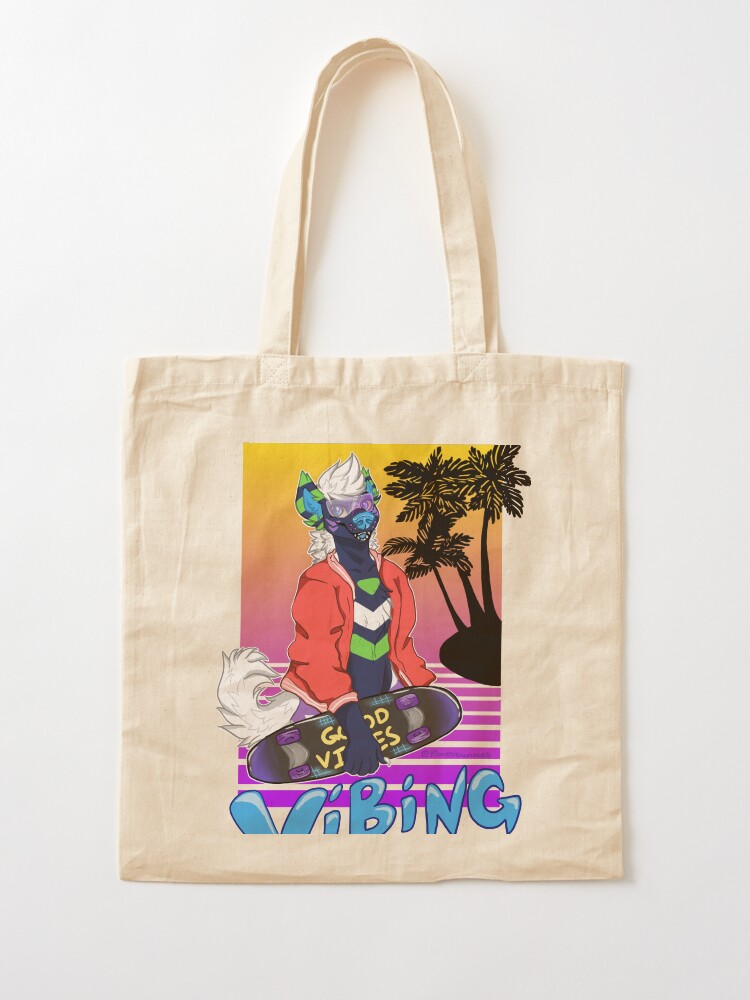 Alternate view of Vaporwave Vibing Tote Bag