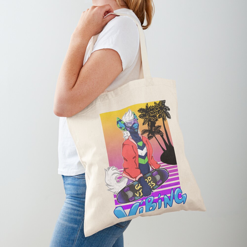 Vaporwave Vibing Tote Bag