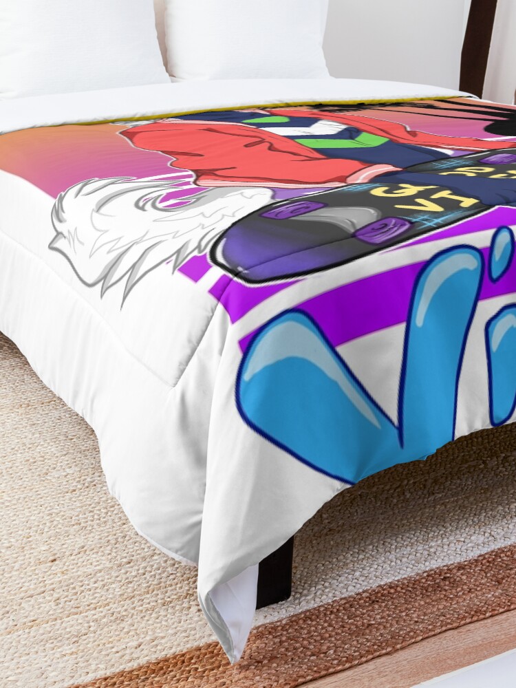 Alternate view of Vaporwave Vibing Comforter