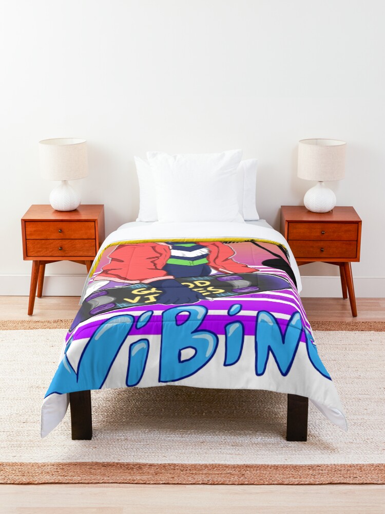Alternate view of Vaporwave Vibing Comforter