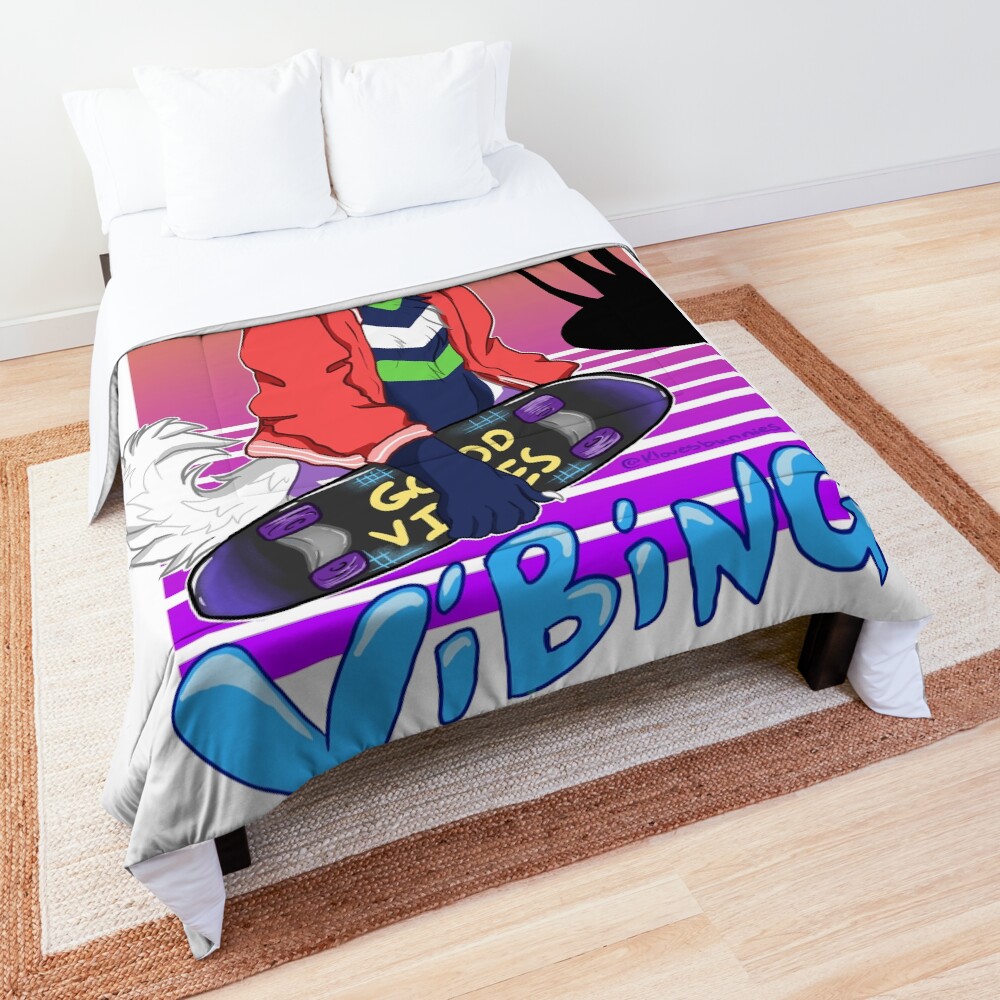 Vaporwave Vibing Comforter