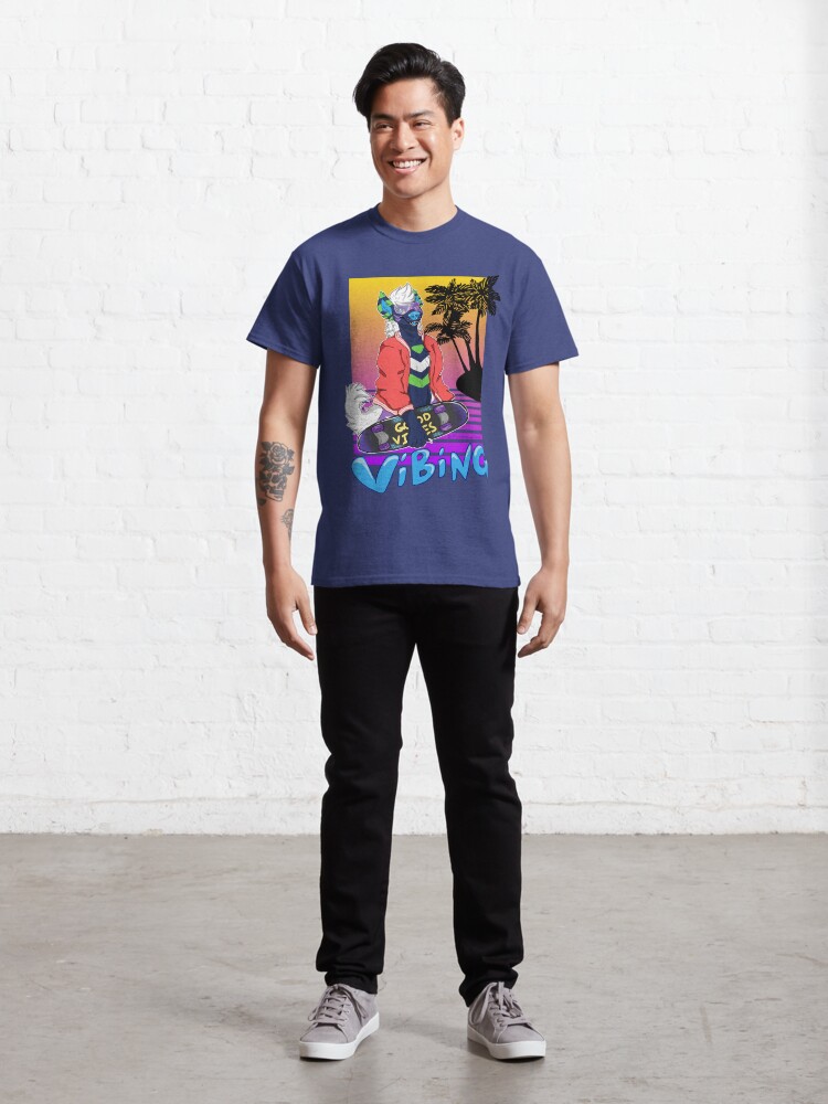 Alternate view of Vaporwave Vibing Classic T-Shirt