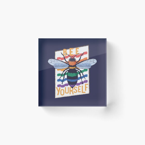 Item preview, Bee Yourself | LGBTQ Pride designed and sold by SLAG-Creative.