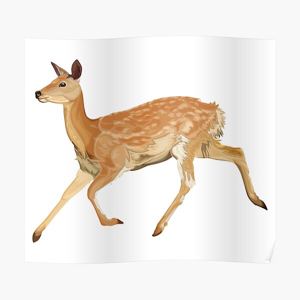 Golden Deer Posters for Sale | Redbubble