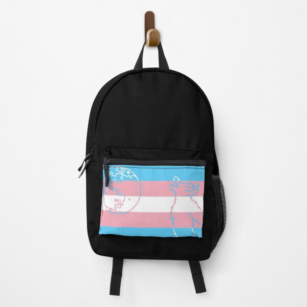 Artikelvorschau, Halloween Trans Flagge entworfen und verkauft von RosewolfArt.