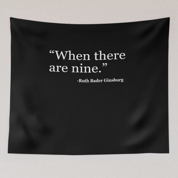 Item preview, Cuando hay nueve - Ruth Bader Ginsburg designed and sold by thegoodplan.