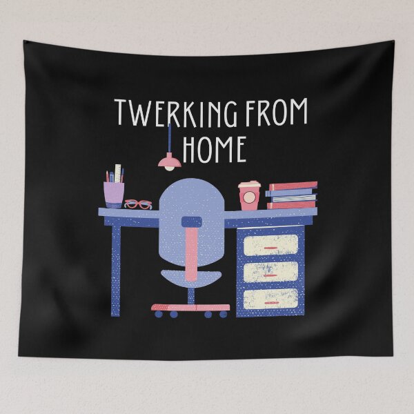 Item preview, Twerking/Working From Home Funny design designed and sold by SassyStore.