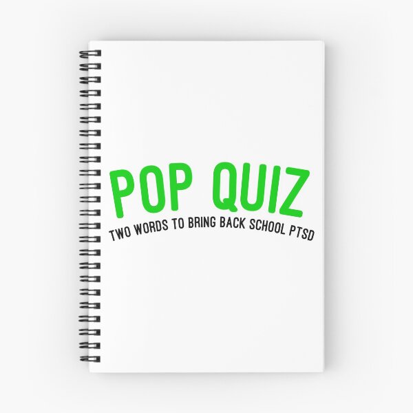 Item preview, Pop Quiz designed and sold by HilariousThings.