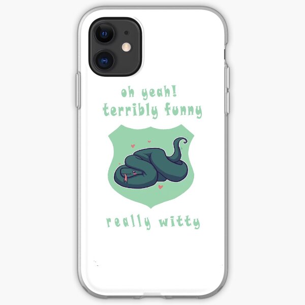 terribly funny really witty "Draco Malfoy" iPhone Soft Case