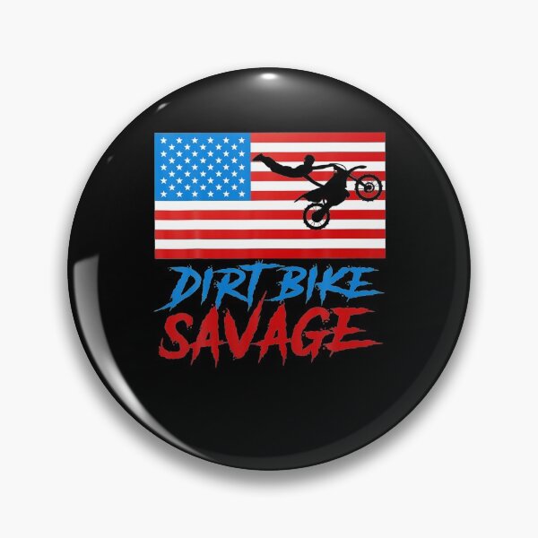 Item preview, USA Flag Dirt Bike Savage Motocross Rider Patriotic Racing designed and sold by RosaMapes.