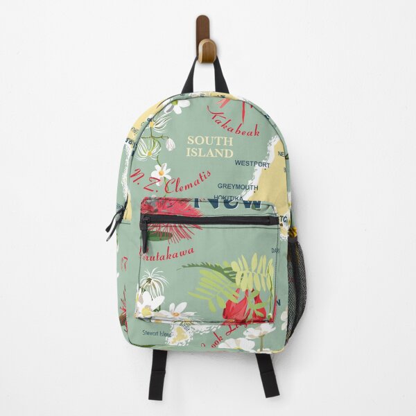 Item preview, New Zealand Floral Map designed and sold by contourcreative.